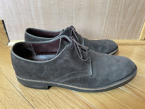 Allen Edmonds NOMAD Plain Toe 10 D Grey Suede - Picture 2 of 11
