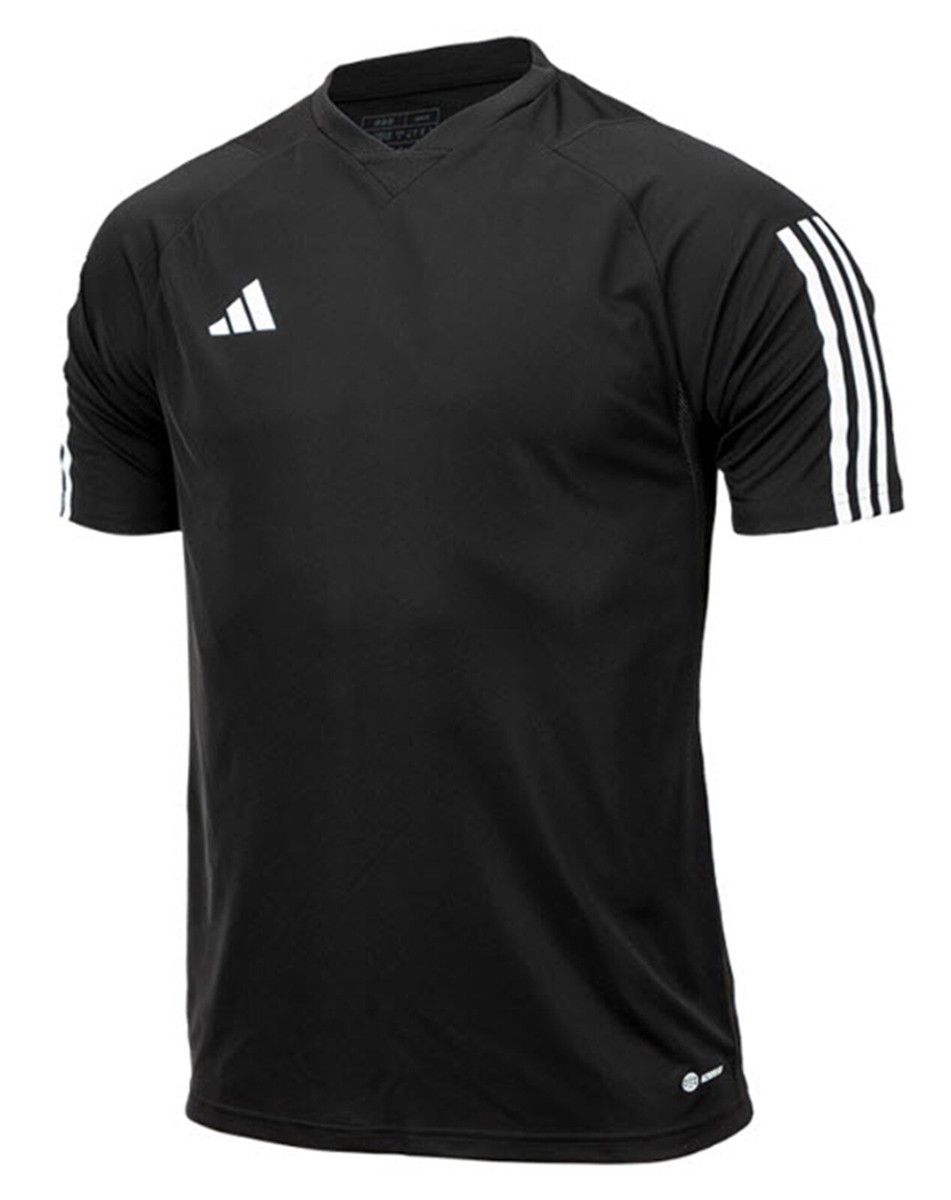 Adidas Men TIRO 23 C T-Shirts Running Jersey Black Training Adidas Men TIRO 23 C T-Shirts Running Jersey Black Training