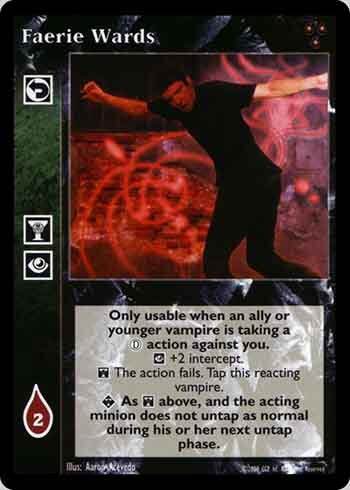 Faerie Wards - Reaction - Vampire VTES - Picture 1 of 3