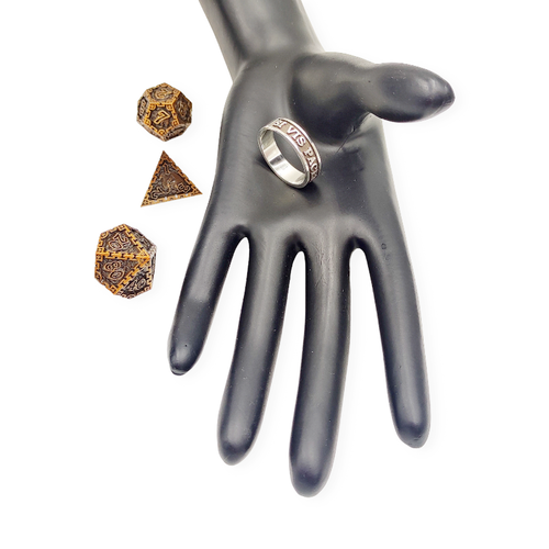 Ring Si vis pacem, para bellum, code 2SVPPB, completely 925 sterling silver - Picture 6 of 10