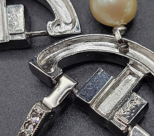 Vintage YSL Bracelet YVES SAINT LAURENT Chic COCKTAIL Formal OLD MONEY Preppy - Picture 8 of 24