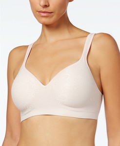 Bali Comfort Revolution Shaping Wireless Full Coverage Bra Pink