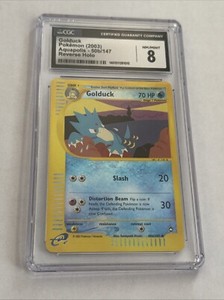 Golduck 50b/147 Reverse Holo Aquapolis PSA 8 NM/MINT !!