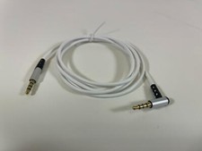 Audio Cable 3.5mm to 3.5mm TRRS White 120  TPE 4FT Premium quality cable USA 