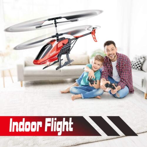 Helicóptero VATOS Control Remoto RC Helicóptero Juguete con Luz LED 3,5 Canales - Imagen 2 de 9