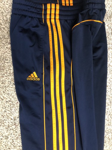 Adidas Youth Athletic Track Pants Size Large Blue - Picture 6 of 6