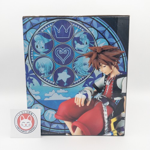 Kingdom Hearts Sora Statua Figure Linking Hearts Ichiban Kuji Japanese NEW - Foto 11 di 11