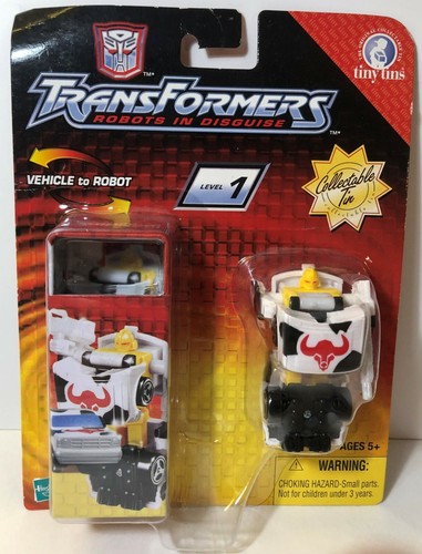 Transformers Robots In Disguise (2003) Iron Hide Toy Figure w/Tin - Picture 1 of 2