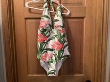 Vintage CATALINA Multi Color Floral One Piece Swimsuit Size 1X /16W NWT