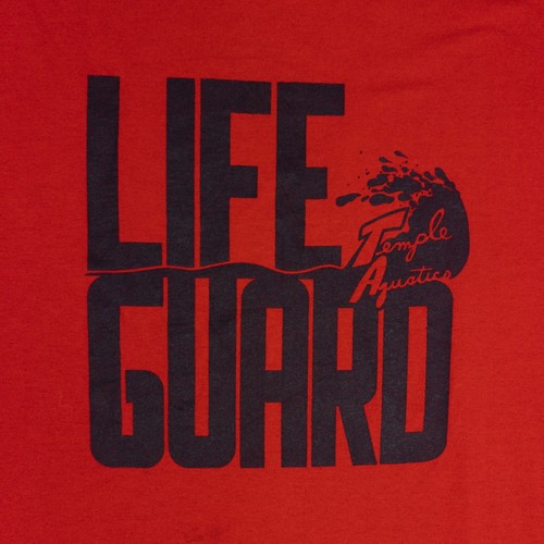 VINTAGE Lifeguard Shirt Adult Extra Large Temple Aquatics Texas Single Stitch - Picture 2 of 11