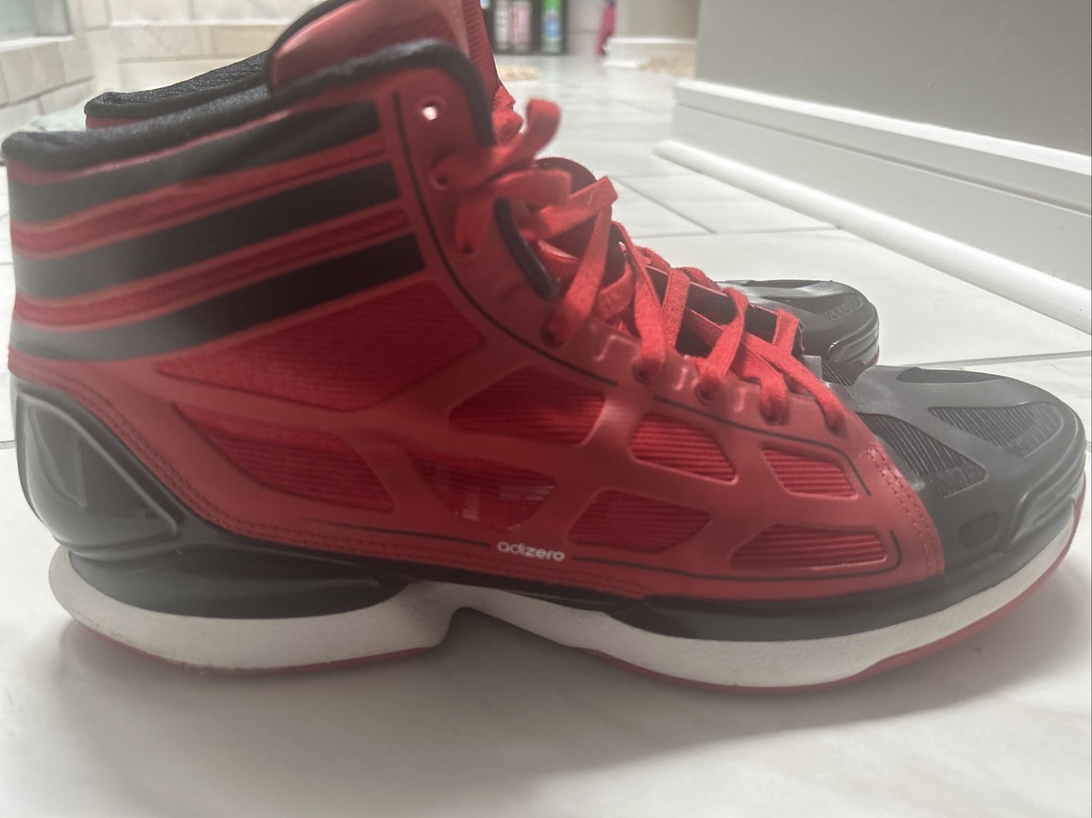 Adidas - adiZero Crazy Light - Red / White/Black Size 14 Adidas - adiZero Crazy Light - Red / White/Black Size 14