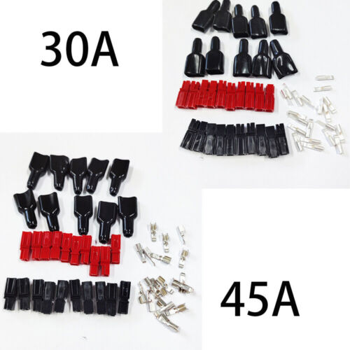 Set 10/20/30/50 connettore 30A/45A manicotto ignifugo per Powerpole Anderson - Foto 10 di 10