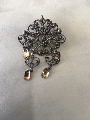 Vintage R 830S Scandinavian Traditional Pin Brooch - Picture 2 of 3