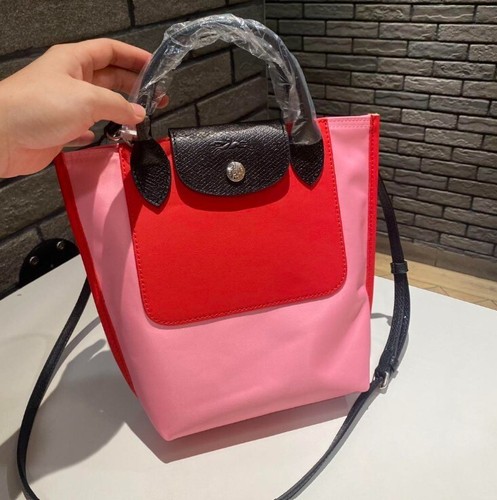 Longchamp Replay Caba Longchamp Shopping Bag Shoulder Bag Red Pink Japan New F/S