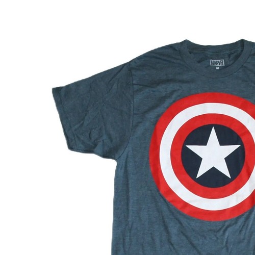 Captain America Shield Marvel Men's T-Shirt NEW - Picture 3 of 4