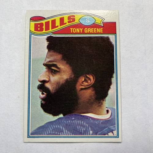Tarjeta de fútbol americano 1977 Topps Tony Greene Buffalo Bills #431 - Imagen 1 de 2