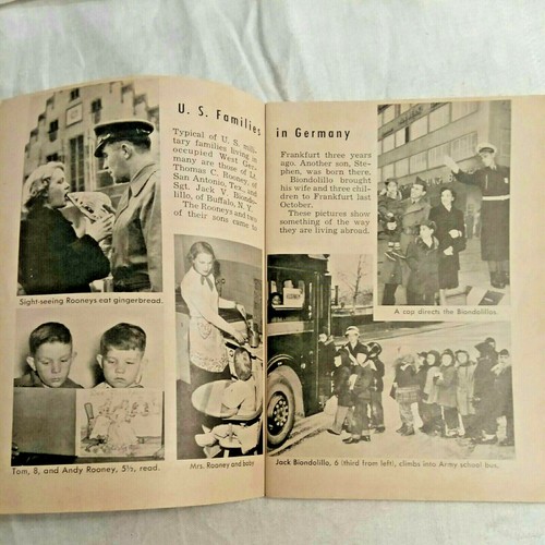 Quick News Weekly Feb 9 1953 Mamie Eisenhower NoDoz Ad German Military Families - Picture 6 of 6