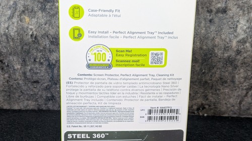 🔥New🔥 PureGear Steel 360 - Apple iPhone 15 - Glass Screen Protector - Picture 9 of 10