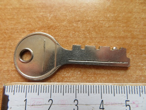 HEKNA Profilzylinderschlüssel 5,2cm lang - 2,8cm für Schließkanal - Bart 2,5cm - Bild 6 von 7
