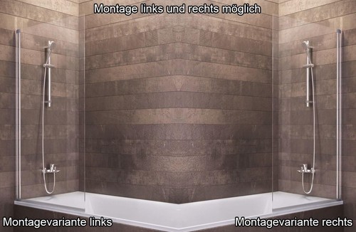 Schulte Badewannenaufsatz Badewanne Duschwand Duschabtrennung Badewannenfaltwand - Bild 5 von 7