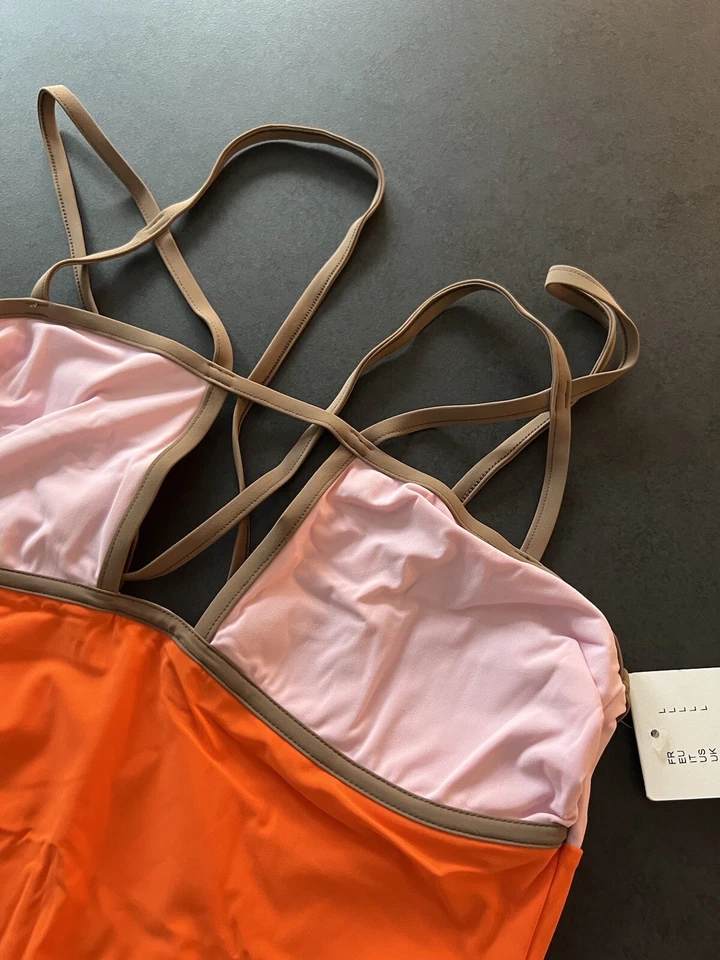Passionata Badeanzug Damen Neu L Edel Hochwertig Urlaub Orange Rosa NP79€ - Bild 2 von 4