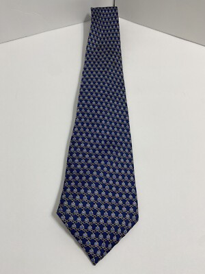 Men s Bijoux Terner Genuine Silk Tie Blue