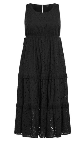City Chic ~ Bridie Dress (Black) ~ Size 16 ~ NWT - Picture 4 of 7