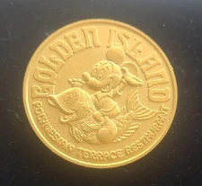 Tokyo Disneyland Mickey Golden Island Medallion Pin - Health Wealth & Happiness