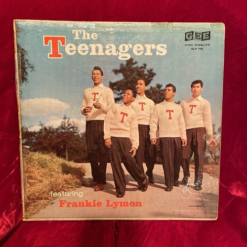 The Teenagers feat. Frankie Lymon Gee LP- RARE!-GLP 701 Vintage 1956 Red Label - Picture 1 of 12