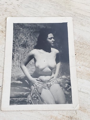 Lot Of 7 WW2 Risque Topless Nude Photos Pictures Vintage Girlie Pin Up - Picture 8 of 8