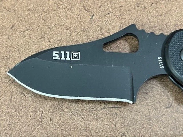 5.11 Tactical LDE Black Folding Knife TECH Mike Vellekamp Design-Great condition - Image 4 of 4