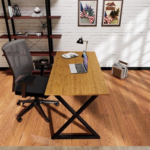 Boonliving Eco-Friendly Natural Solid Bamboo Desk Table Top Only for Desk DIY - Picture 25 of 29