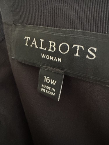 Talbots Pencil Skirt Women’s Size 16W Black Brown Tweed - Picture 5 of 9