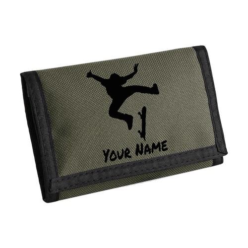 Cartera para niños Cartera de monopatín personalizada Niñas Niños Cartera Monedero Tarjeta Moneda - Imagen 13 de 13