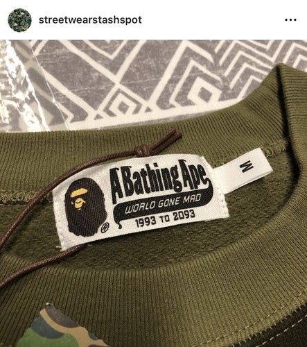 A Bathing Ape Bape 1st Camo Crewneck Size Medium - Picture 5 of 7