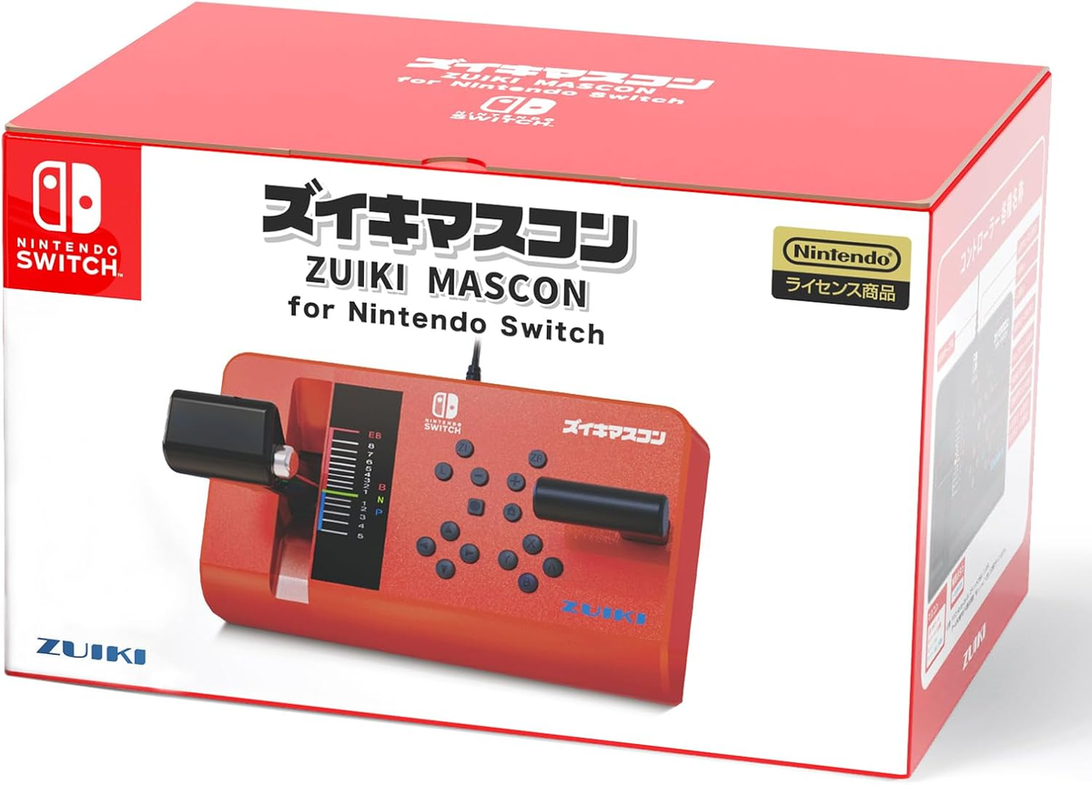 ZUIKI MASCON Densha de Go Controller Nintendo Switch OneHandle Red