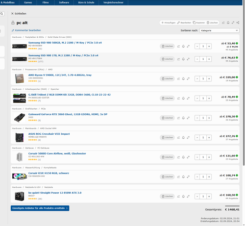 Windows Gaming PC, Spezifikationen in der Artikelbeschreibung, Festpreis - Bild 2 von 2