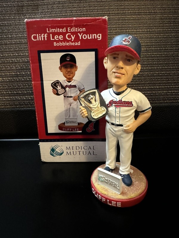 Cliff Lee Cy Young Bobblehead Stadium Giveaway  Cleveland Indians NIB MLB SGA