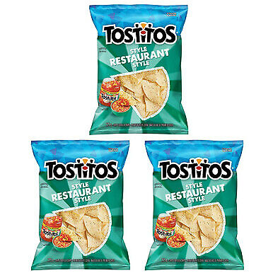 Tostitos Restaurant Style Tortilla Chips 275g/9.7oz, 3-Pack {Imported from Ca... - Picture 1 of 3