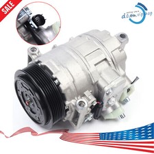 AIR CONDITIONER COMPRESSOR W/ CLUTCH FIT MERCEDES-BENZ SLK280 3.0L, SLK300 3.0L