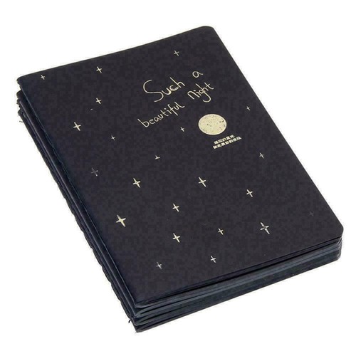 Black Paper Graffiti Notebook Sketch Book Diary For Painting Notepad Drawin K8P7 - Picture 6 of 8