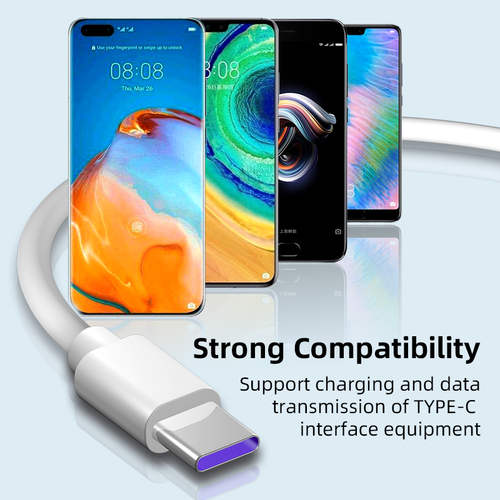 USB Type C Data Cable 5A Fast Charging USB-A to USB-C Charger Cord For Phone - Picture 10 of 15