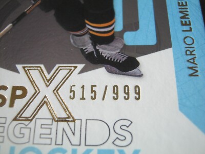 2010-11 SPx #113 Mario Lemieux Piitsburgh Penguins Legends of