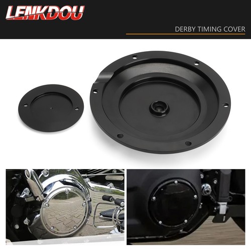 Black Derby Timing Timer Cover For Harley Sportster 1200 883 XL Custom 2004-2022 - Picture 3 of 8
