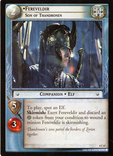 Tarjetas individuales de CCG de El Señor de los Anillos de las Dos Torres - Imagen 200 de 219