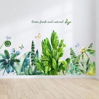 Wandtattoo Wandbild Wand Aufkleber Tropische Pflanzen BläTter Sticker Wohnzimmer