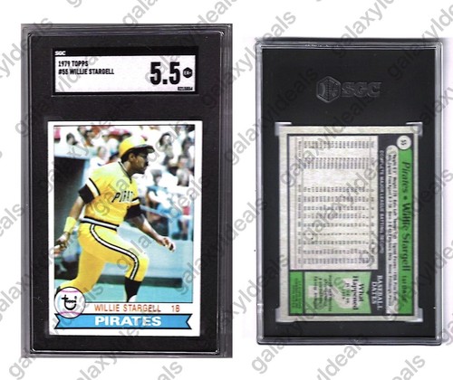 Willie Stargell 1979 Topps #55 Pirates SGC 5.5 Baseball Card - Picture 3 of 7