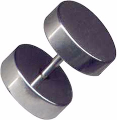 FAKEPLUG TUNNEL PIERCING FAKE PLUG OHR STECKER OHRSTECKER EDELSTAHL STAHL 316L - Picture 4 of 5