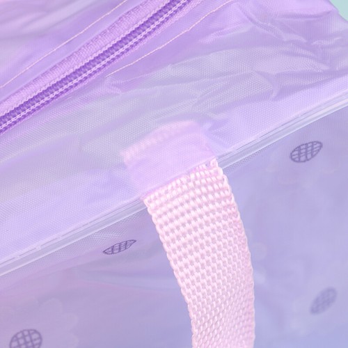 Clear Transparent Plastic PVC Travel Makeup Bag Cosmetic Toiletry Zip Pouch~HO - Picture 6 of 17