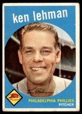 1959 Topps Ken Lehman Philadelphia Phillies #31